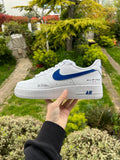 Nike Air Force 1 customisée Alpine F1 peinte à la main ONE CUSTOM