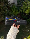 Nike Air Force 1 customisée drapeau 974 Île de la Réunion peinte à la main ONE CUSTOM
